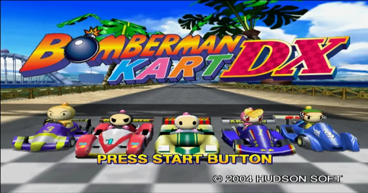 Bomberman Kart DX in-game screenshot