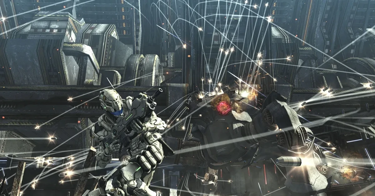 Vanquish in-game screenshot